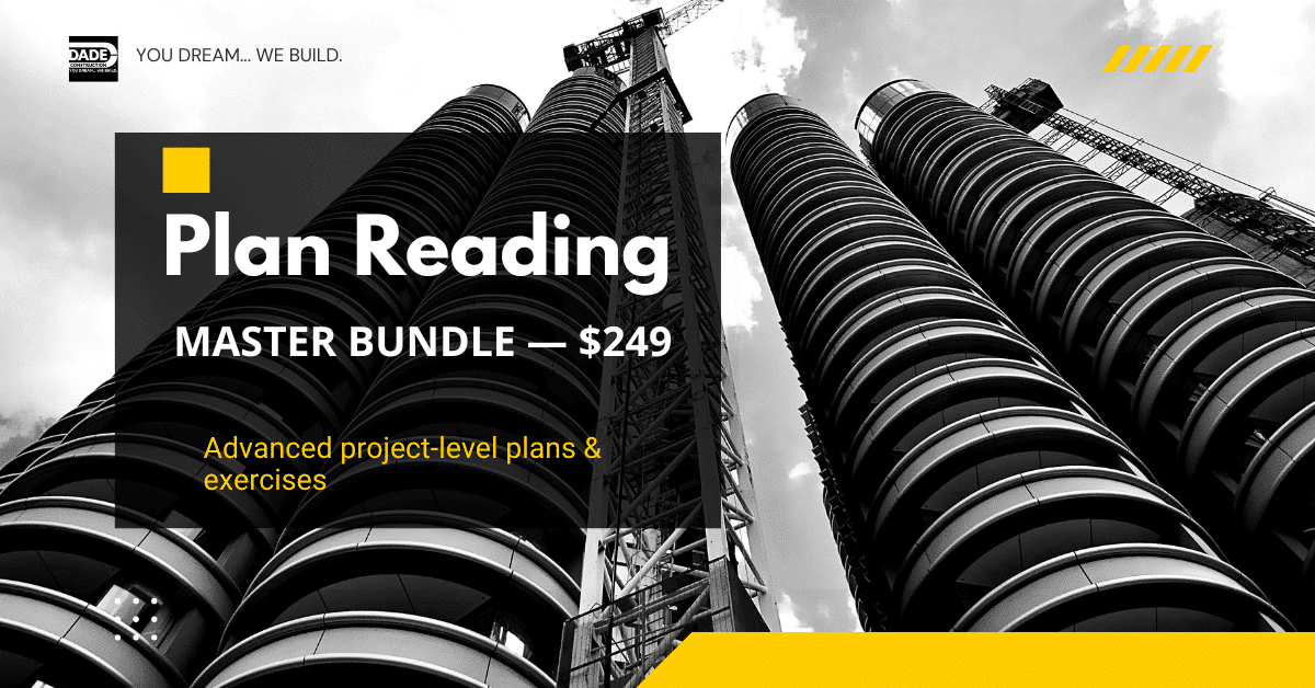 Plan Reading — Master Bundle